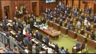 Canadian Parliament pays tribute to Nijjar, a deceased Khalistani militant, with a moment of silence.
