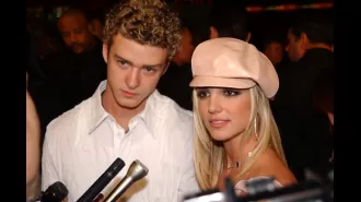 Justin Timberlake reminds Britney Spears about her past drinking habits as she posts a mysterious message.