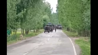 Two terrorists were killed during a confrontation in the Baramulla district of Jammu and Kashmir.