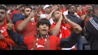 A rude chant against Putin was accidentally aired on Russian TV during a Euros match.