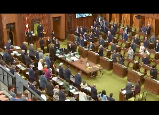 Canadian Parliament pays tribute to Nijjar, a deceased Khalistani militant, with a moment of silence.