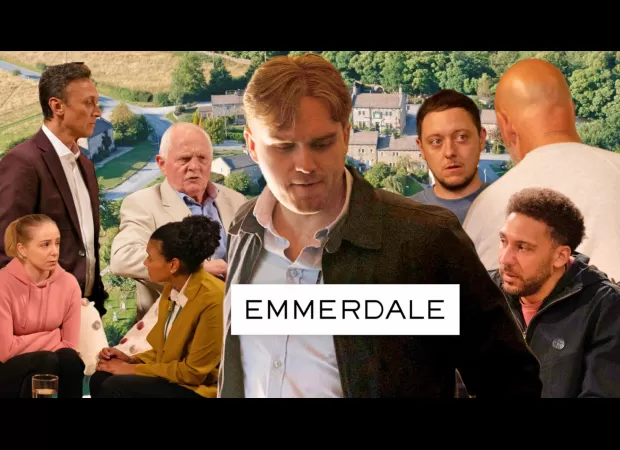 Tom King's storyline in Emmerdale reaches a climax as he is imprisoned in a series of 18 pictures.