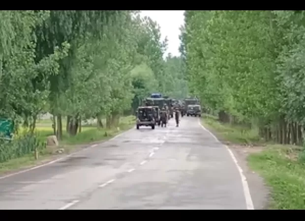 Two terrorists were killed during a confrontation in the Baramulla district of Jammu and Kashmir.