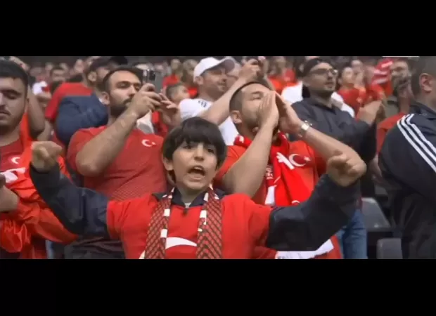 A rude chant against Putin was accidentally aired on Russian TV during a Euros match.