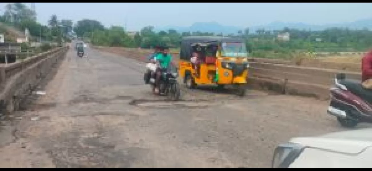 Dangerous Nagavali bridge on national highway 326 is a potential disaster.