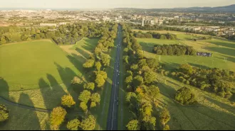 Three homosexual males were pursued by men wielding knives in a public park.