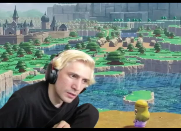 xQc expresses dislike for Zelda games and criticizes Echoes Of Wisdom.