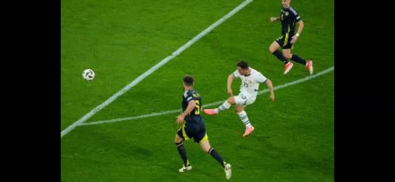 Shaqiri scores amazing goal in Switzerland's tie with Scotland at Euro 2024.
