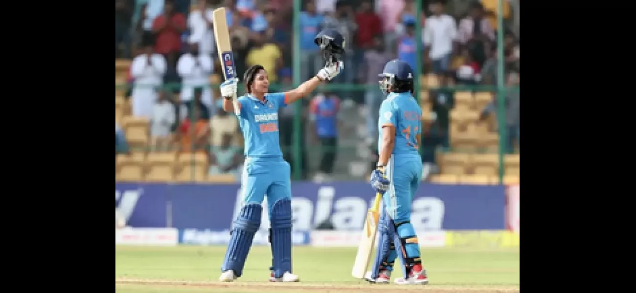 India wins 2nd ODI against South Africa by 4 runs with Mandhana and Kaur scoring centuries.