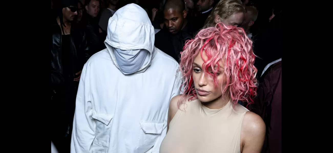 Bianca Censori flaunts revealing outfit in Paris with husband Kanye West.
