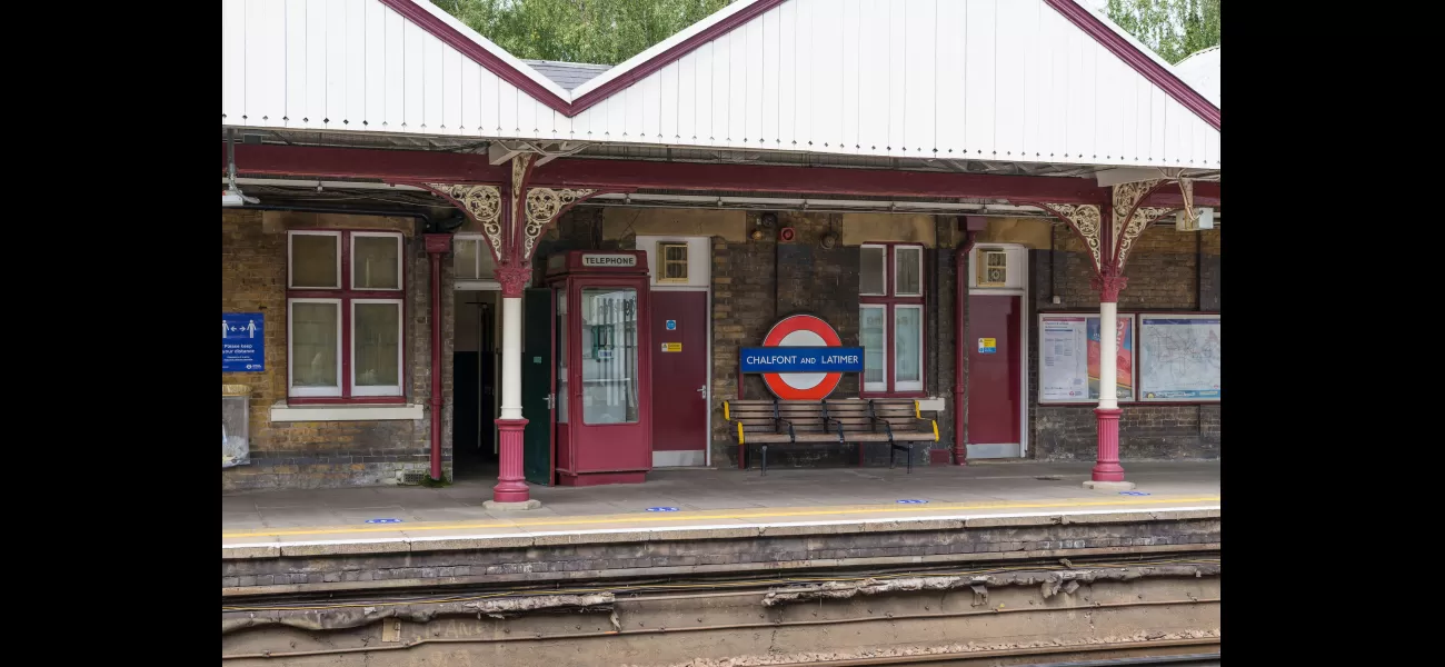 Train stop not in London, connected to the Roman Empire.