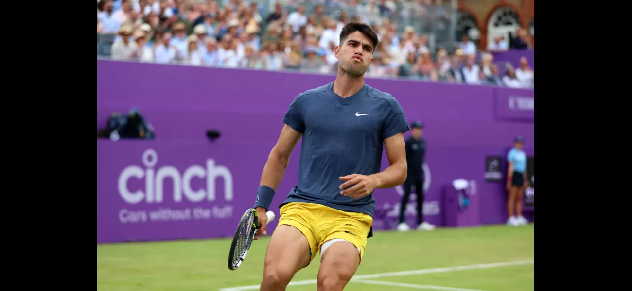 British player beats Wimbledon champ Carlos Alcaraz in impressive victory.