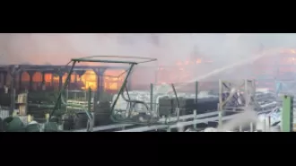 Russian attacks on Ukraine's power grid continue while Kyiv fights back by using drones to attack enemy oil depots.