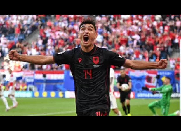 In Euro 2024, Gjasula's late goal helps Albania tie Croatia 2-2, redeeming himself from previous mistakes.
