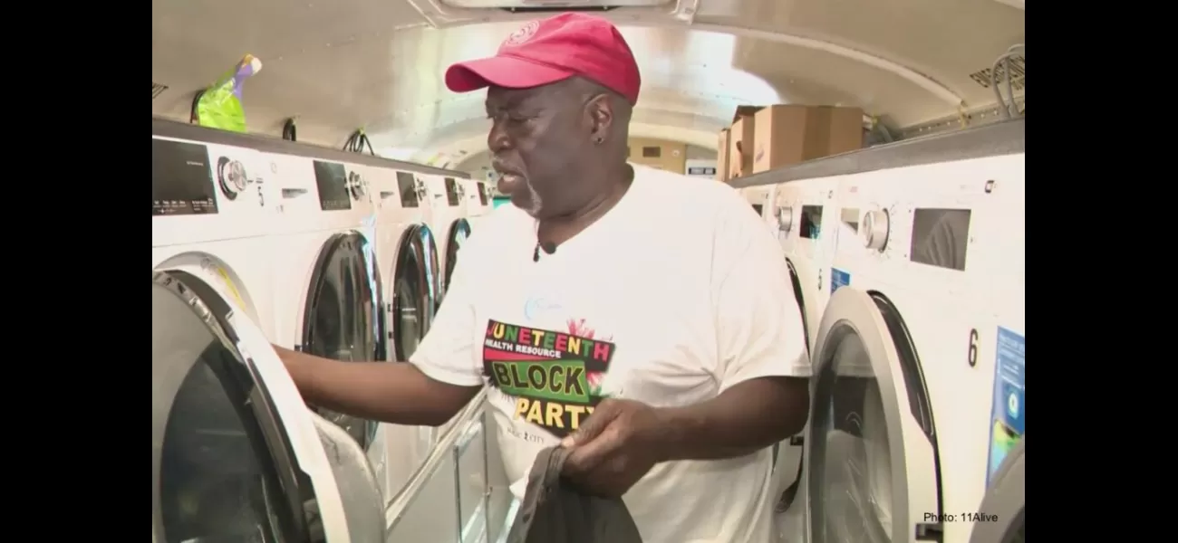 An Atlanta resident has created a mobile laundry bus to provide laundry services for those experiencing homelessness.