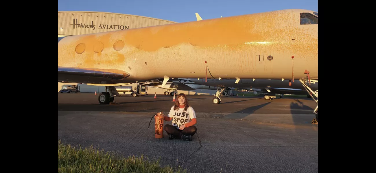 Climate protesters aimed at Taylor Swift's plane, but she wasn't on it.