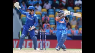 In the first Super 8 match, Surya's 53 helps India reach 181-8 against Afghanistan in the T20 World Cup.