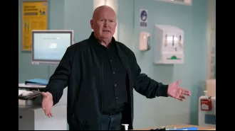 Phil from EastEnders calls for help after discovering a family member who appears to have passed away. Doctors later give an update.