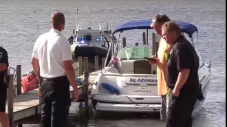 Two teenage girls died in a collision between a jet ski and a boat.