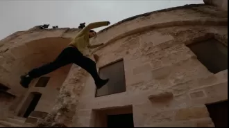 People who practice parkour are being criticized for causing harm to a historic Italian city.