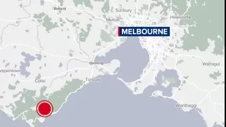 Two corpses discovered near footpath in south-west Victoria.