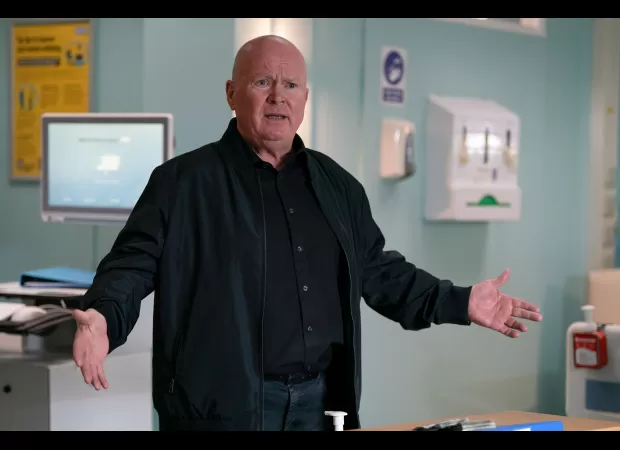 Phil from EastEnders calls for help after discovering a family member who appears to have passed away. Doctors later give an update.