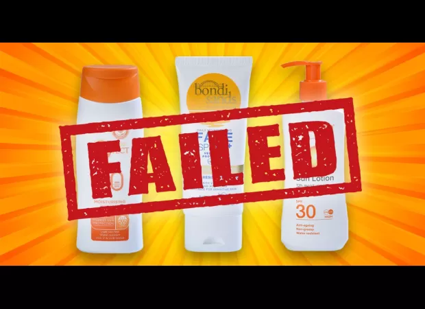 Three popular sunscreen companies do not meet safety standards in yearly tests.
