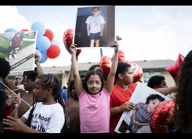 Police say a suspect is in custody for the death of 7-year-old Jai’Mani Amir Rivera.