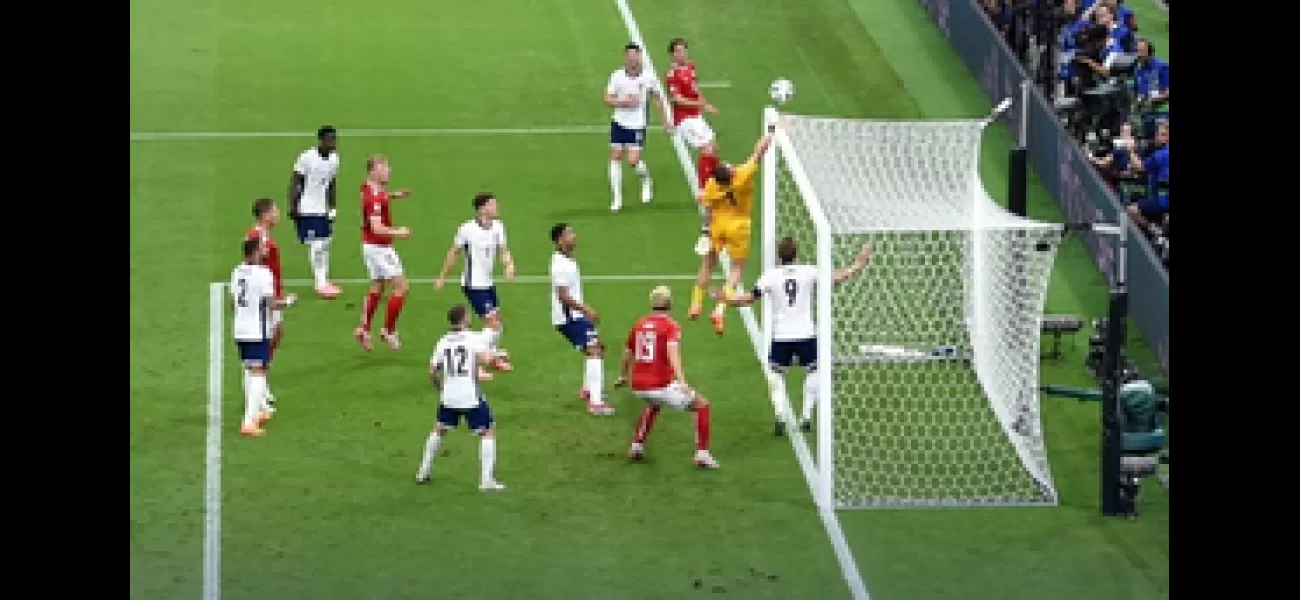 In the Euro 2024 match, Hjulmand's goal equalized the score between Denmark and England at 1-1, after Kane had scored for England.
