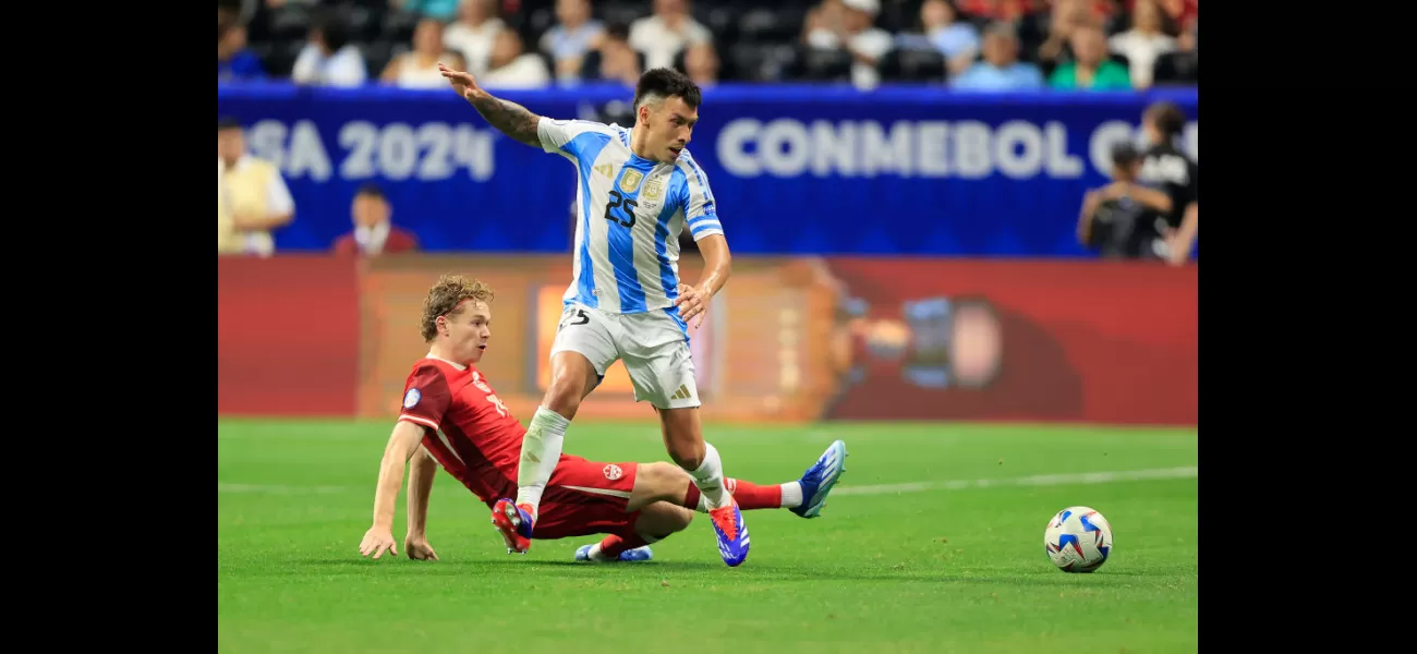 Argentine footballer Lisandro Martinez's performance contributes to Argentina's successful start at Copa America.