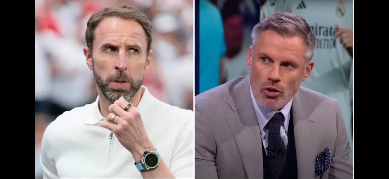 Carragher advises Southgate to drop two players for next Euro 2024 match.