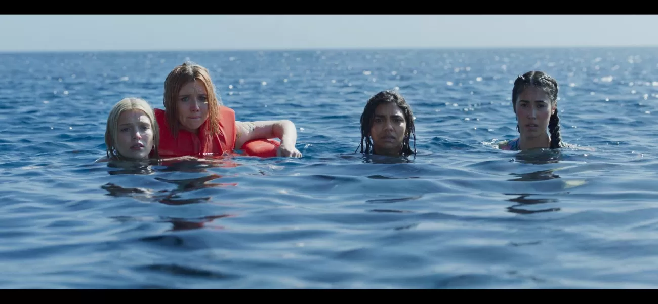 A scary shark movie with a surprising romance subplot.