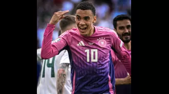 Germany's Musiala impresses with his football skills and helps his team advance to the Round of 16 in Euro 2024.