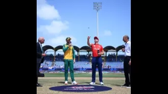 England has chosen to start the T20 World Cup Super 8 match by fielding first against South Africa.
