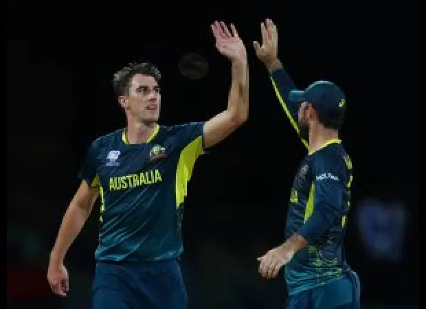 Cummins makes history with hat-trick as Aus defeat Ban in rain-affected T20 World Cup Super 8 match.