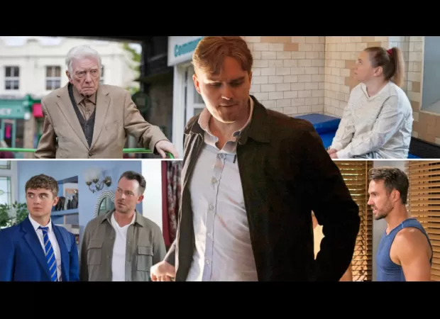 Tom King from Emmerdale will have to face consequences as a Coronation Street character is arrested, check out more spoilers for 25 soap operas.