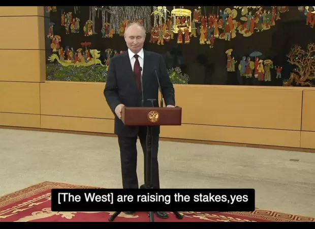 Despite bombing his own country three times, Putin continues to threaten the West with nuclear weapons.