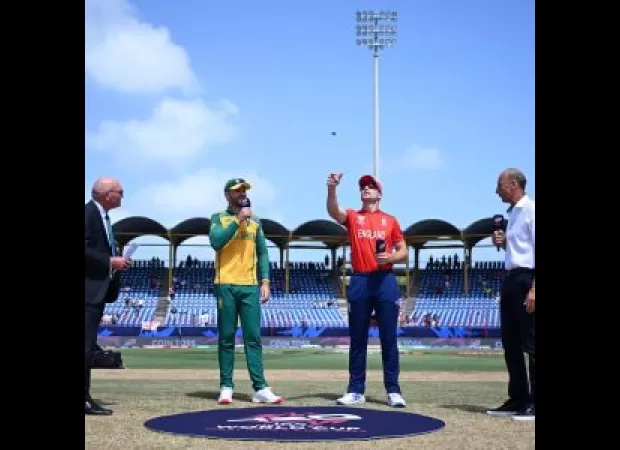 England has chosen to start the T20 World Cup Super 8 match by fielding first against South Africa.