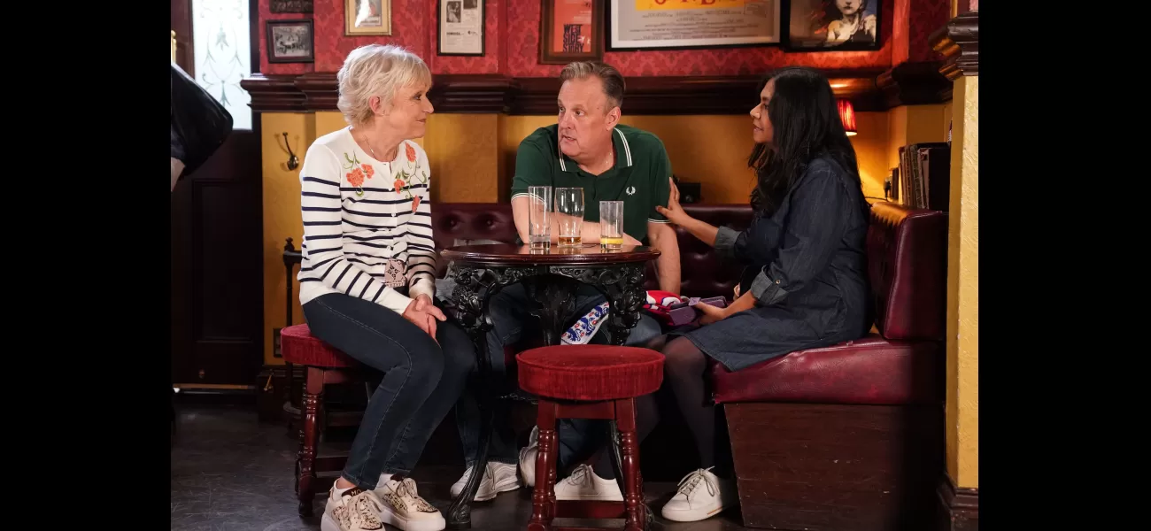 Jean Slater uncovers surprising secret about unidentified Maya Houssain on EastEnders.