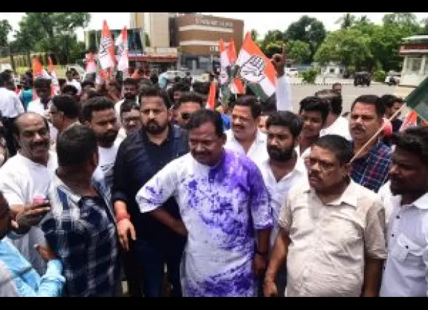 Congress in Odisha protests against NEET, calls for Pradhan to step down.