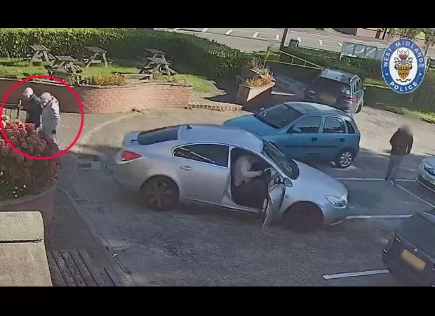 Two elderly sisters were tragically killed after being run over by a car outside a pub.