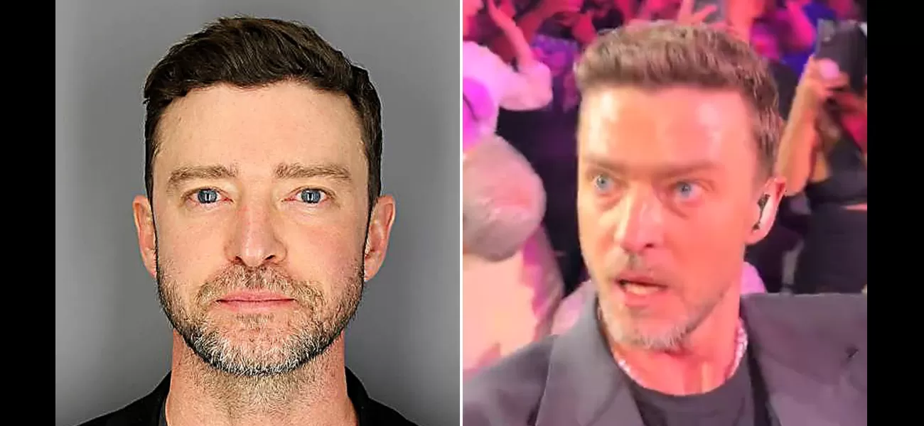 Singer Justin Timberlake's recent appearance at a concert in Las Vegas has raised worries among fans due to his red eyes, which came just weeks before his arrest for driving under the influence.