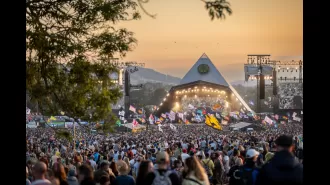 Famous faces at Glastonbury: from mud-covered celebs to royal party-goers, see the most memorable photos ever taken.