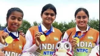 Indian female archers win three consecutive World Cup gold medals, while Priyansh takes home silver.
