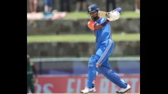 India scores 196/5 against Bangladesh with Pandya's half-century in T20 World Cup.