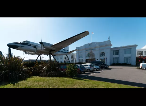Explore a deserted airport that is open to the public for only one day every month.
