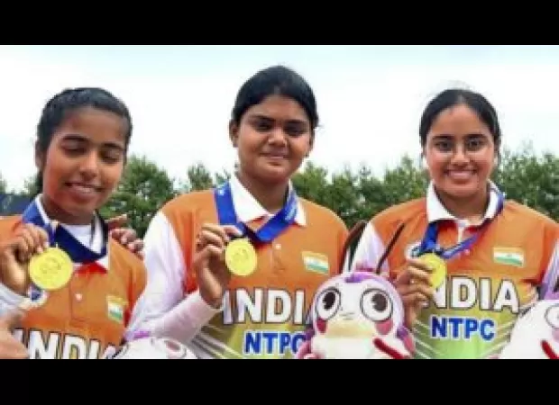 Indian female archers win three consecutive World Cup gold medals, while Priyansh takes home silver.