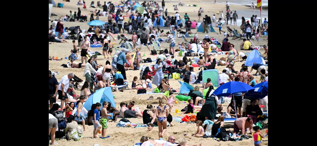 When will the UK's first summer heatwave be interrupted by thunderstorms?