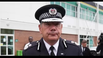 Police chief fired for lying about being a Falklands war veteran to secure employment.