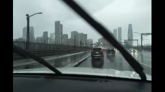 The city of Sydney experiences frigid temperatures and heavy rain, making it the coldest capital in Australia and having its sixth consecutive wet weekend.